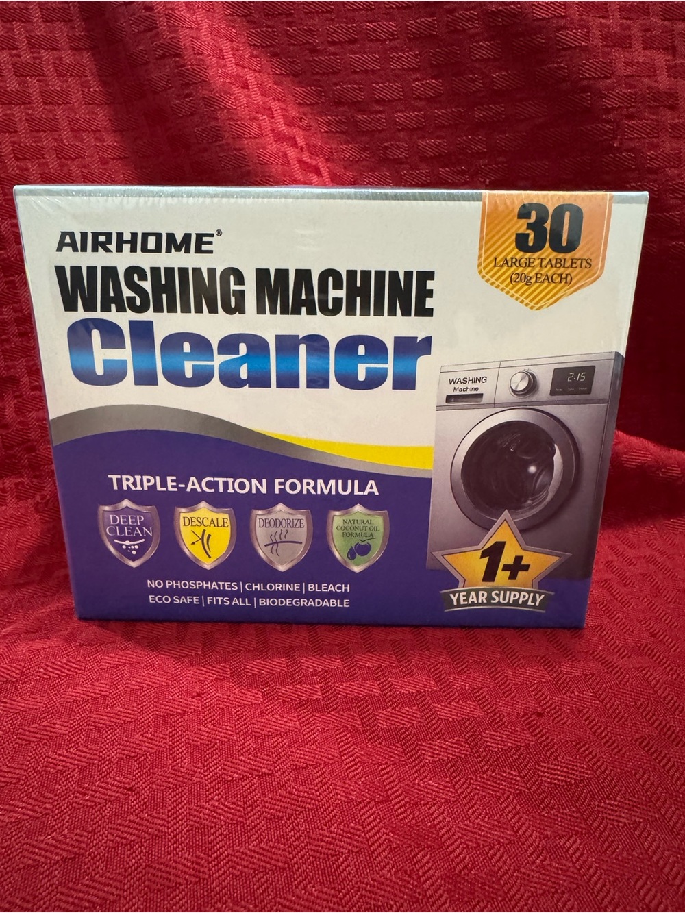 Washing Machine Cleaner Tablets - Blue